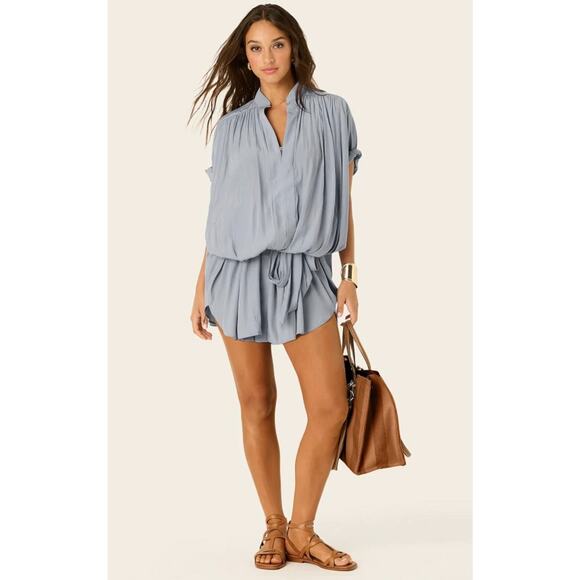 Ever by X One Dress 2.0 Multiwear Shirt Dress Midi Moondust Grey - Picture 14 of 16